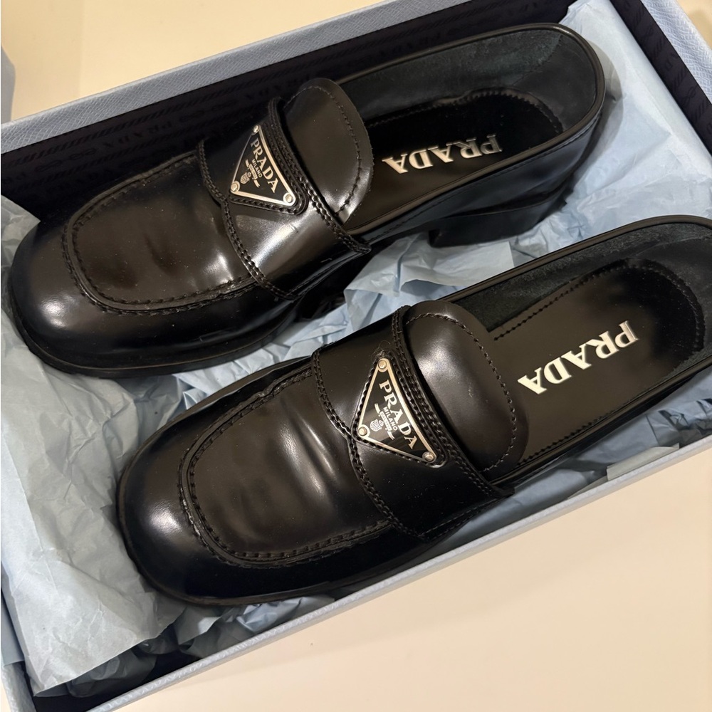 Prada Women’s Black Loafers